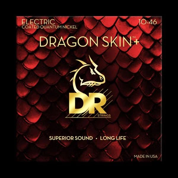 Solde Dr DRAGON SKIN+ Core Technology Coated Wrap 10-46 - jeu de 6 cordes