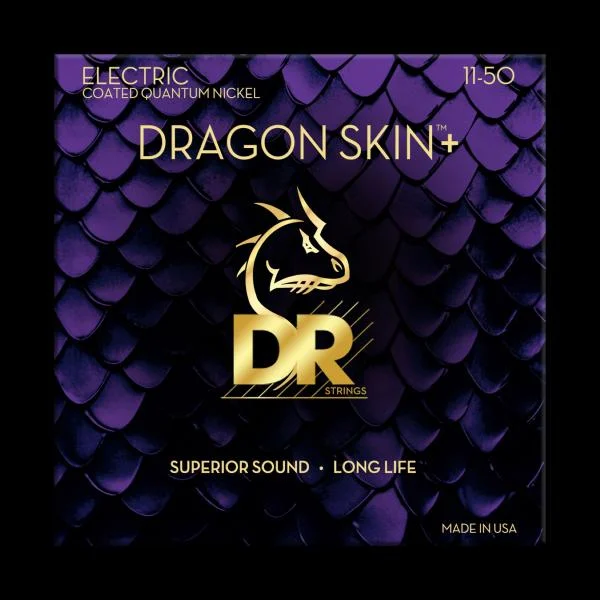 Certifié Dr DRAGON SKIN+ Core Technology Coated Wrap 11-50 - jeu de 6 cordes