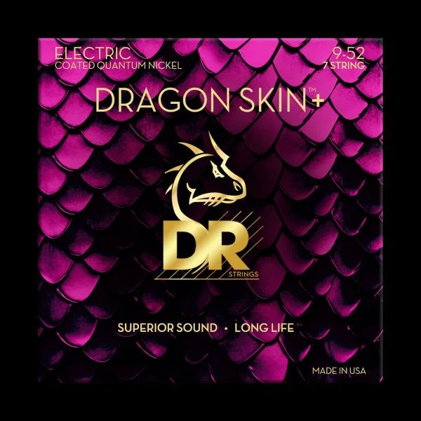 Réduction Dr DRAGON SKIN+ Core Technology Coated Wrap 9-52 - jeu de 7 cordes
