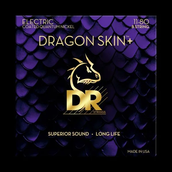 Marque Dr DRAGON SKIN+ Core Technology Coated Wrap 11-80 - jeu de 8 cordes