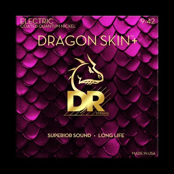Dr DRAGON SKIN+ Core Technology Coated Wrap 9-42 - jeu de 6 cordes Offre Spéciale