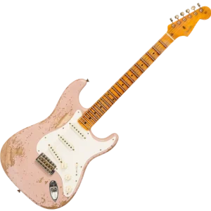 Fender Custom Shop Red Hot Stratocaster CZ579150 - super heavy relic dirty shell pink Promotion Saisonnière