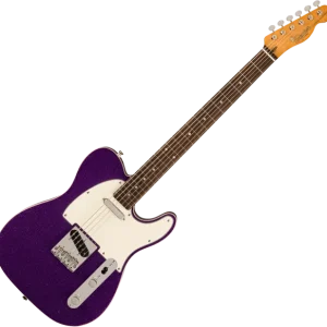 Squier Classic Vibe Telecaster Baritone Custom FSR - purple sparkle Réduction