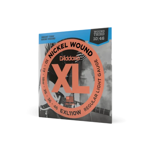 Satisfait Ou Remboursé D‘addario EXL110W Nickel Wound Regular Light Wound 3rd 10-46 - jeu de 6 cordes