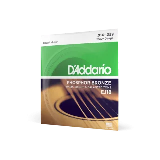 D‘addario EJ18 Phosphor Bronze 14-59 - jeu de 6 cordes Affaire À Saisir