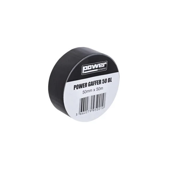 Commander Maintenant Power acoustics Ruban adhésif 50m noir