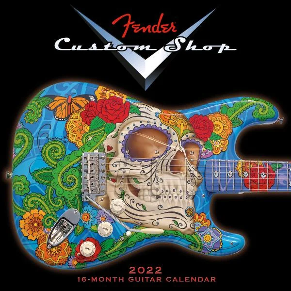 Fender 2022 Custom Shop Wall Calendar Offre Limitée