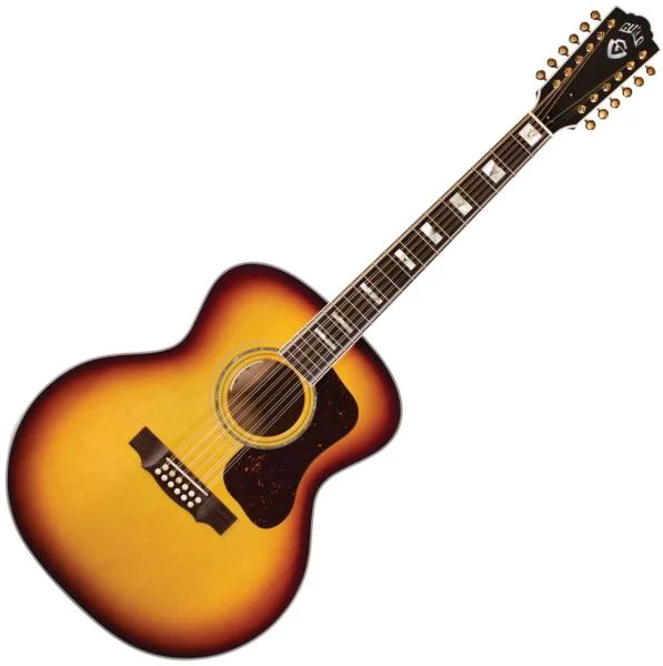 Guild USA F-512E Maple 12-String - antique burst Promotion Saisonnière