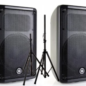 Bon Marché Yamaha 2 x DBR10 + XH 6310 Pied Enceinte Paire + Sac