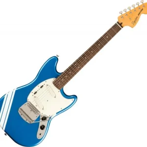 Marque Squier FSR Classic Vibe ‘60s Competition Mustang Ltd (LAU) - lake placid blue w/ olympic white stripes