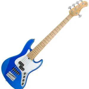 Prix Bas Sadowsky MetroExpress 21-Fret Hybrid P/J Bass 5 (MN) - ocean blue metallic