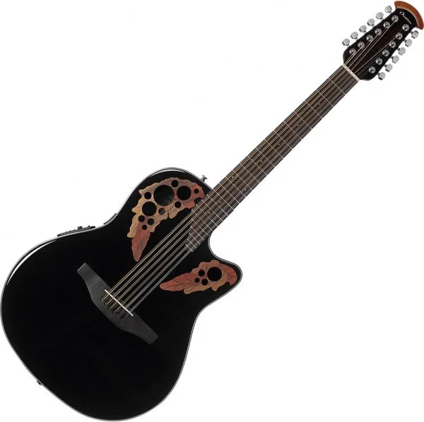 Ovation CE4412-5-G Celebrity Elite 12-String - black Commande En Gros