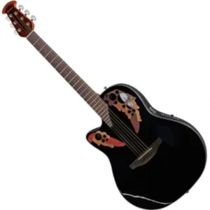 Ovation CE44L-5-G Celebrity Elite Gaucher - black Usine Directe