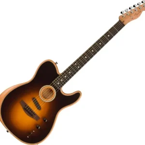 Fender Acoustasonic Player Telecaster (MEX, RW) - shadow burst Haute Qualité