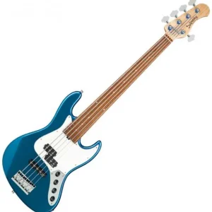 Offre Limitée Sadowsky Metroline 21-Fret Vintage P/J Bass Alder 5 (Germany, MOR) - dark lake placid blue metallic