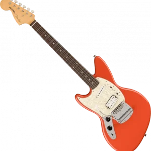 Prix Bas Fender Jag-Stang Kurt Cobain Gaucher - fiesta red
