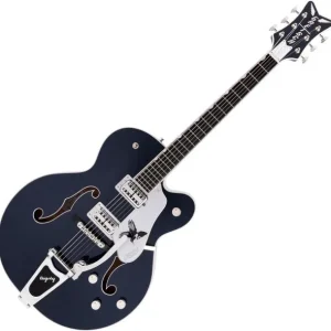 Offre Du Jour Gretsch Rich Robinson G6136T-RR Magpie Bigsby Professional (Japan) - raven‘s breast blue