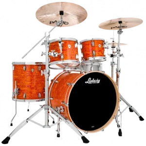 Réduction Ludwig Keystone X - 4 fûts - mod orange