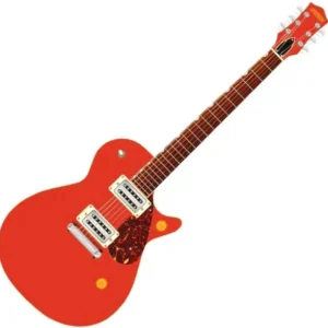 Meilleur Prix Gretsch G2217 Streamliner Junior Jet Club Ltd - fiesta red