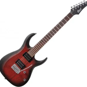 Cort X100 - open pore black cherry burst Bon Marché