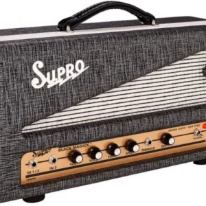 Nouvelle Collection Supro Black Magick Head - Black Rhino Hide
