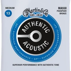 Haute Qualité Martin MA550 Acoustic Guitar 6-String Set Authentic SP 92/8 Phosphor Bronze 13-56 - jeu de 6 cordes