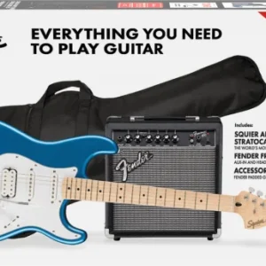 Petit Prix Squier Strat Affinity HSS Pack - lake placid blue