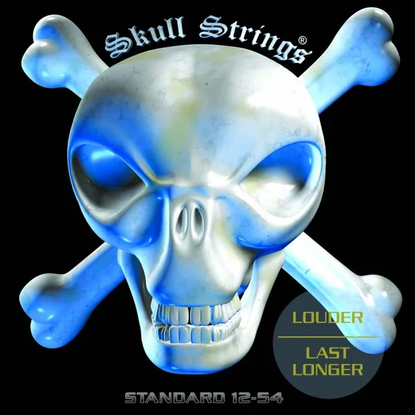 Skull strings STD 1254 Electric Guitar 6-String Set Standard 12-54 - jeu de 6 cordes Livraison Express
