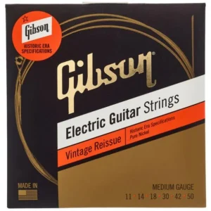 Gibson SEG-HVR11 Electric Guitar 6-String Set Vintage Reissue Pure Nickel 11-50 - jeu de 6 cordes Paiement Sécurisé