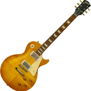 Super Prix Gibson Custom Shop 1958 Les Paul Standard Reissue 83205 - murphy lab heavy aged lemon burst