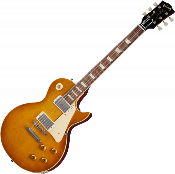 Gibson Custom Shop Murphy Lab 1958 Les Paul Standard Reissue - light aged lemon burst Authentique