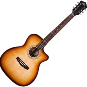 Guild OM-260CE Deluxe Burl Westerly - edge burst Meilleure Vente