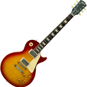 Gibson Custom Shop M2M 1958 Les Paul Standard 80780 - heavy aged ‘58 burst Populaire