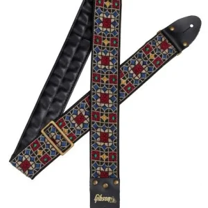Nouvel Arrivage Gibson The Mosaic Guitar Strap