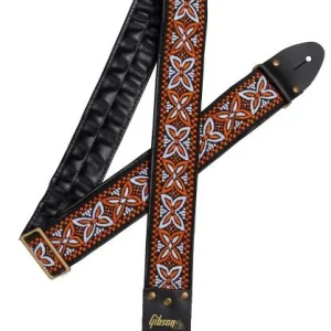 Gibson The Orange Lily Guitar Strap Offre Spéciale