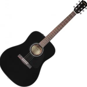 Fender CD-60 Dreadnought V3 - black Usine Directe