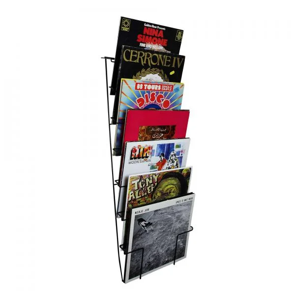 Enova hifi Support mural 60 vinyles Noir- Vwm 60 BL Nouveauté