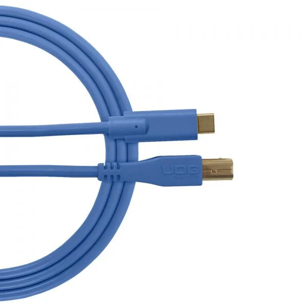 Udg U 96001 LB (Cable USB 2.0 C-B bleu droit 1.5M) Remise