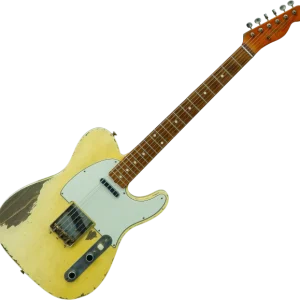 Fender Custom Shop 1960 Telecaster Masterbuilt Dale Wilson CZ547696 - heavy relic aged vintage white Remise