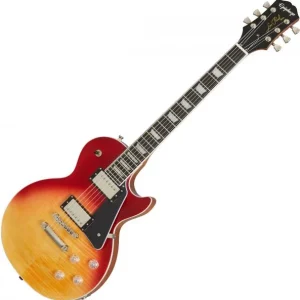 Meilleur Prix Epiphone Les Paul Modern Figured - magma orange fade
