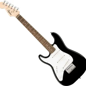Squier Mini Strat V2 Gaucher (LAU) - black Nouvel Arrivage