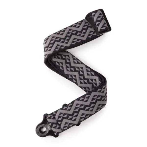 D‘addario Auto Lock Strap Black Padded Geometric Expédition Rapide