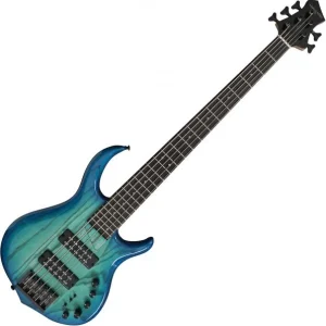 Paiement Sécurisé Sire Marcus Miller M5 Swamp Ash 5ST 5-String - transparent blue