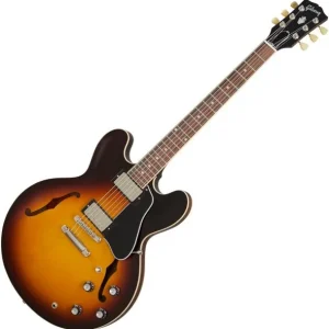 Top Vente Gibson ES-335 Satin - satin vintage sunburst