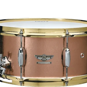 Paiement Sécurisé Tama STAR RESERVE HAND HAMMERED BRASS 5.5X14 SNARE DRUM - gold