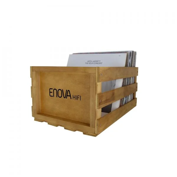 Enova hifi Caisse stockage 120 lp(bois) Must-Have