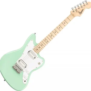 Squier Bullet Mini Jazzmaster HH - surf green Jusqu'à Épuisement Des Stocks