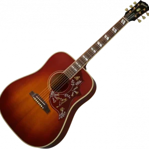 Gibson Custom Shop 1960 Hummingbird Fixed Bridge - vos heritage cherry sunburst Jusqu'à Épuisement Des Stocks