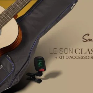 X-tone housse guitare 3/4 + accordeur Seulement Aujourd'hui