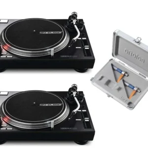 Reloop RP-7000 MK2 Black X2 + Ortofon Concorde MKII Twin DJ Bon Marché